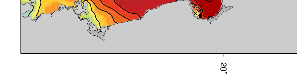 Kuva 3: Suurin merkitsevä aallonkorkeus Itämerellä
