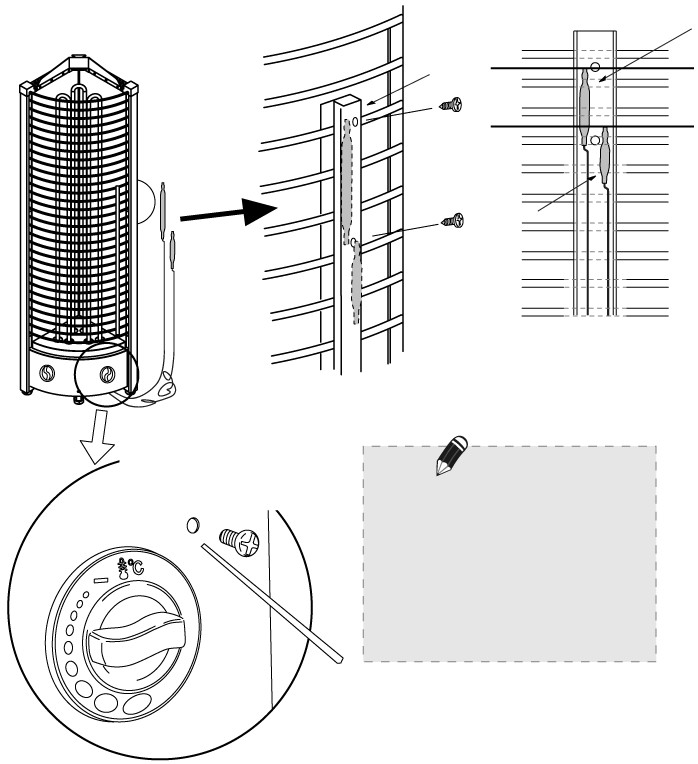 Anturien sijainnit Sensor Location Kuva 5 Fig.