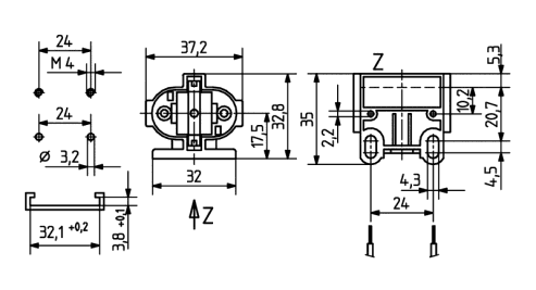 28 GR8 Lampunpidin TC-DD Lampulle (Perhoslamppu) 26.716.4700.