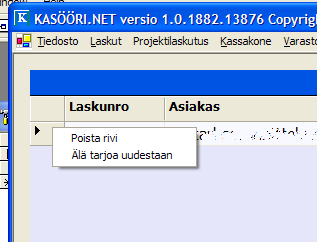 Korkolaskut Jotta korkolaskuja voisi kirjoittaa, tulee järjestelmään lisätä korkoja edustava tuote ja linkki kyseiseen tuotteeseen järjestelmän asetuksissa.