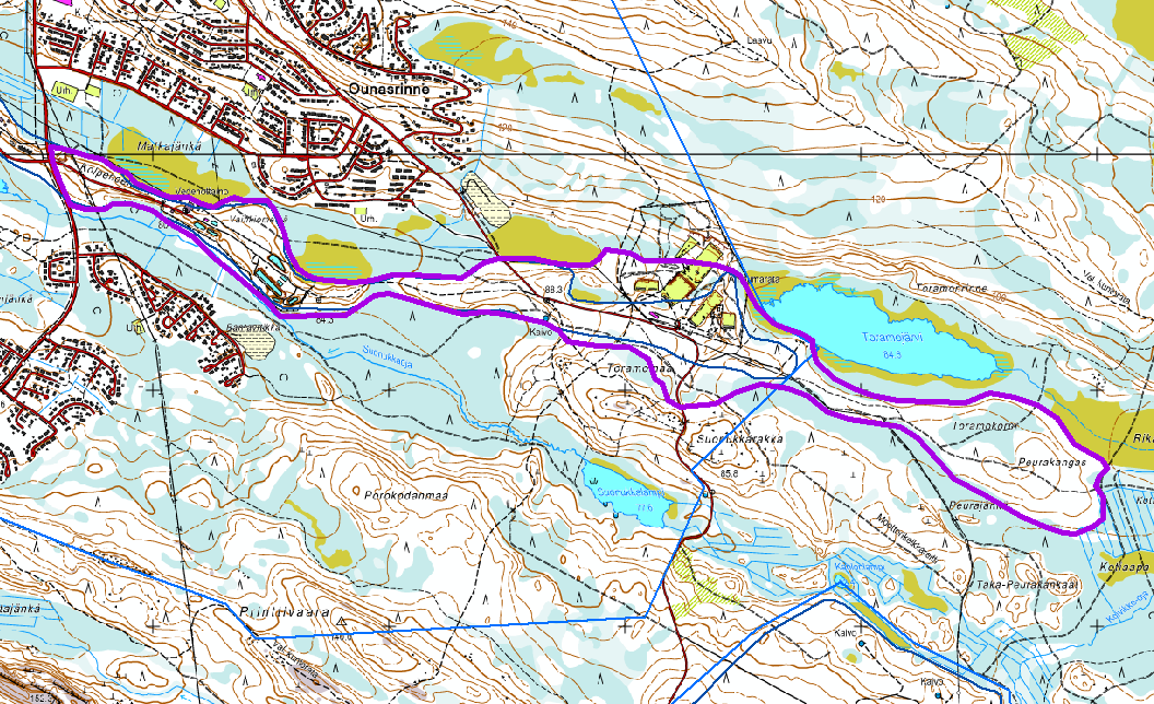 Kolpeneenharju kuuluu Jokkavaarasta luoteeseen suuntautuvaan harjujaksoon, joka rajauksen alueelta jatkuu Rovaniemen keskustaan.