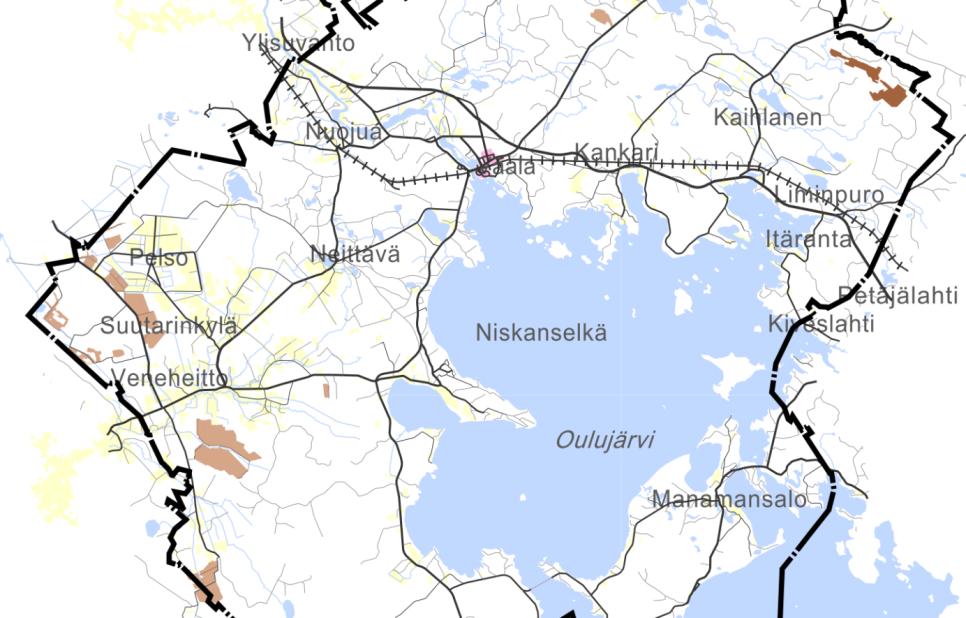 Kunnan omistamia alueita on lisäksi Valtion lisäksi merkittävä maanomistaja on UPM Kymmene Oyj, jolla on maa-alueita eri puolilla kuntaa.