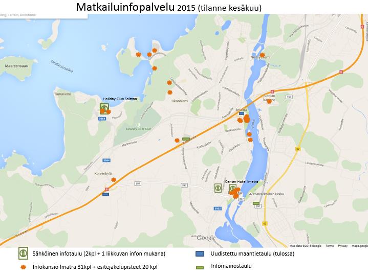 HAJAUTETTU JA ASIAKASLÄHTÖINEN INFO 1. ASIAMIESINFOPISTEET MATKAILUN SOLMUKOHDISSA 2. SÄHKÖISET KOSKETUSTAULUT JA YHTEINEN TAULUVERKOSTO 3.