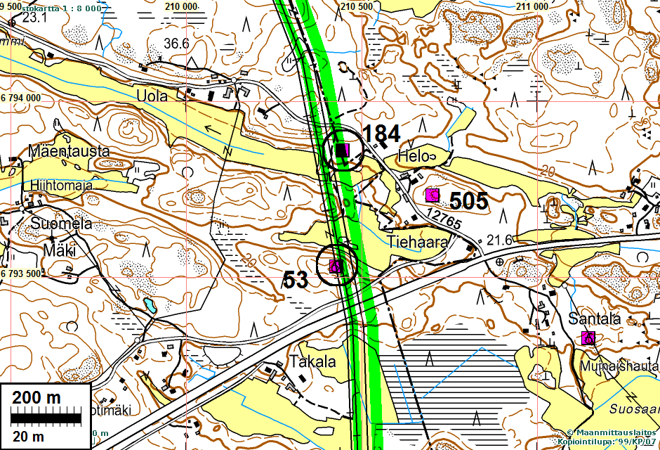 21 Bilund 2011: Paikka tarkastettiin suunnitellun uuden voimalinjan takia.