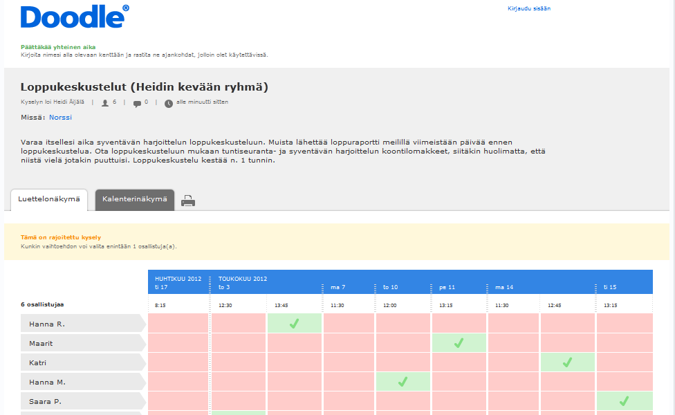 Palvelu ei vaadi rekisteröitymistä ja on helppokäyttöinen.