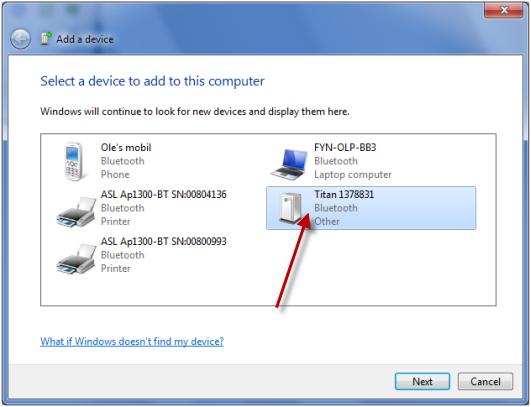 Titan Käyttöohjeet - FI Sivu 30 2.22 Bluetooth-asennuksen pikaopas (Windows 7) Seuraava pikaopas on luotu auttamaan Interacoustics Titanin ja Windows 7 -tietokoneen kytkennässä Bluetoothin kautta.