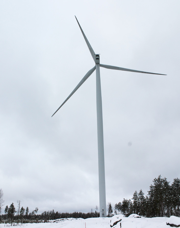 4.3 Kirkkokallion tuulivoimapuisto nimellisteholtaan 21,6 MW, Taaleri Oyj Tuulivoimapuiston rakennutti Taaleri Oyj.