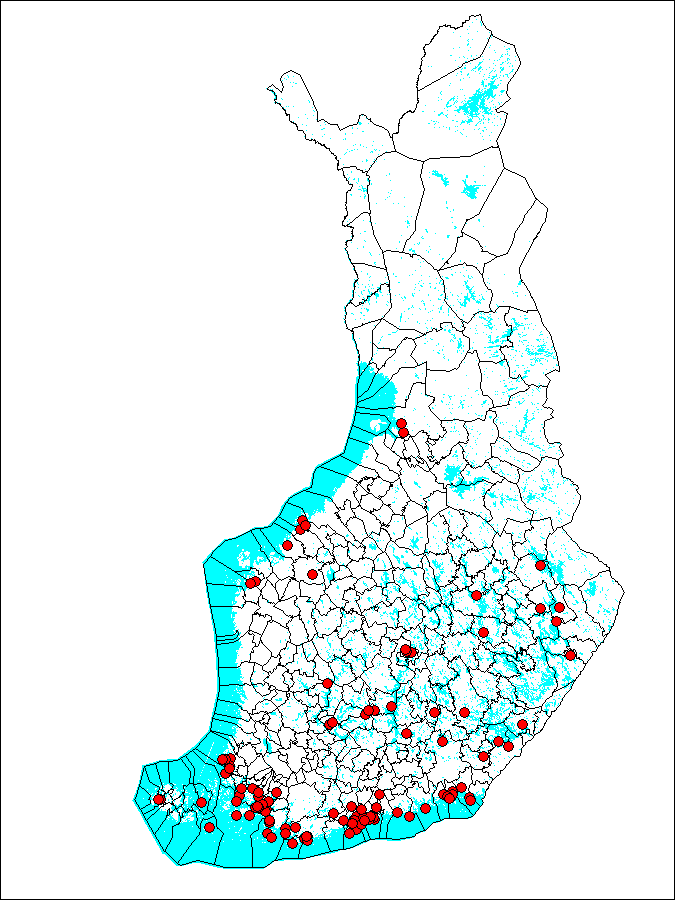 25 Taulukk 8. Puutiaishavainnsta seuranneet lääkärin diagnsit. Tauti Brrelisi 110 TBE 1 Ei kumpikaan 1992 Ei saa sana 1809 Lukumäärä Yhteensä 3912 Kuvassa 6.