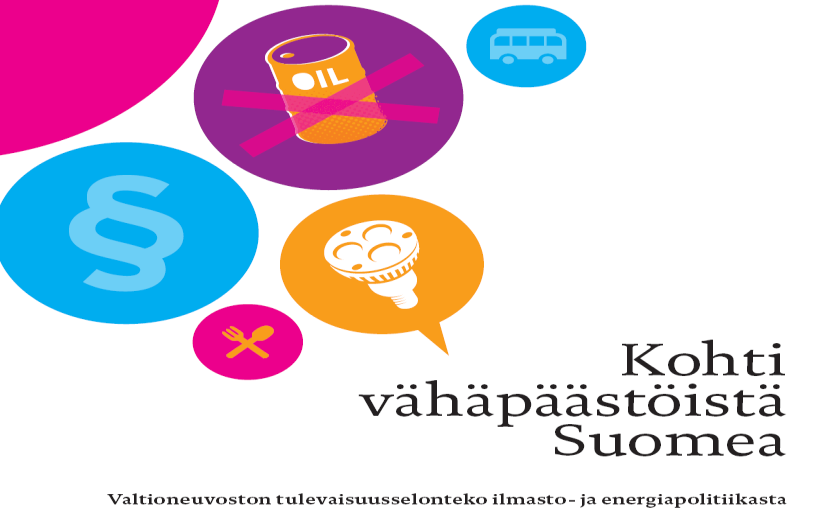 Kestävän kehityksen strateginen ohjaus Kansalliset Kansainväliset Rakenn Lämpötilan nousu rajataan globaalisti + 2 ºC Päästöistä pois 80 % vuoden 1990 tasosta vuoteen