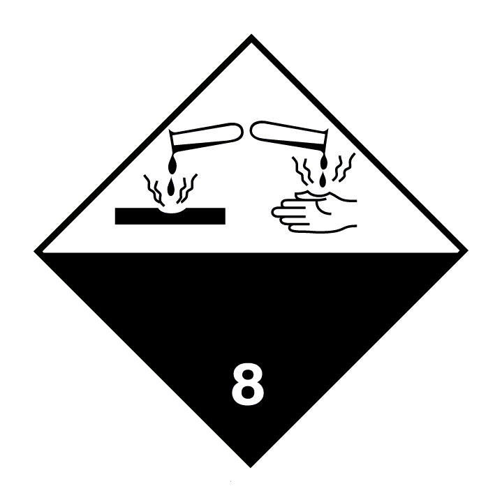 Oikea kuljetusnimike (ADN) CORROSIVE LIQUID N.O.S. (SODIUM HYDROXIDE) 14.3. Kuljetuksen vaaraluokka IMDG luokka ICAO luokka/jako 8 8 Kuljetusetiketti 14.4. Pakkausryhmä ADR/RID pakkausryhmä IMDG pakkausryhmä ICAO pakkausryhmä II II II 14.