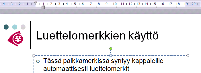 Kohdistin Muokkaa-painike Jos-lause koodiin siirtymiseksi Makrojen järjestämiseen Kuva 65 Kuvassa näet tekstikappaleen automaattisen sisennysasetuksen.