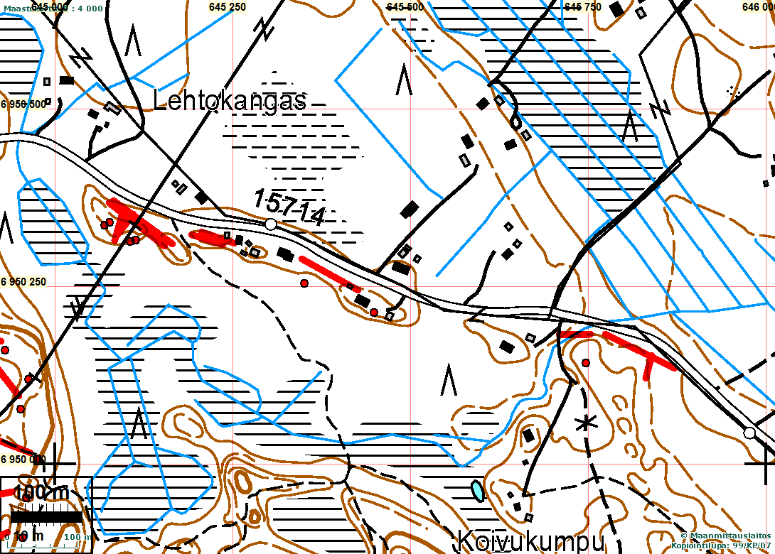 32 Jussila & Sepänmaa 2012 inventointi Paikka sijaitsee Kontiolahden kirkosta 12,4 km etelään.