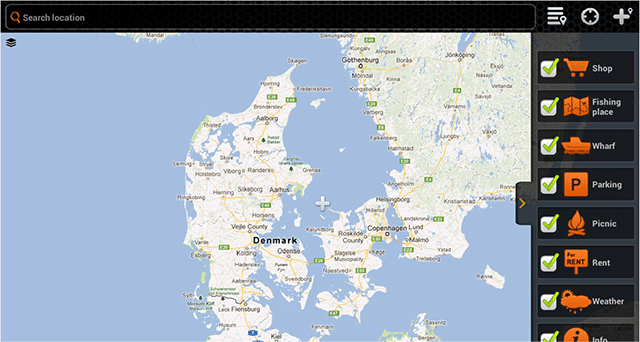 Google ja Google logo ovat Google Inc. yrityksen rekisteröityjä tavaramerkkejä, joita käytetään yrityksen luvalla. Mobiililaitteella jossa on GPS tuki, kartta näyttää nykyisen sijaintisi.