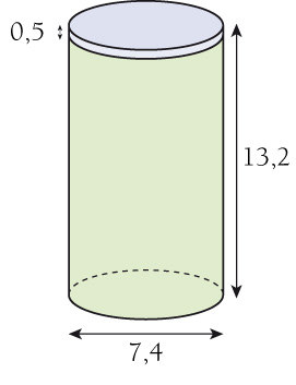 A p h πr h π,5 h 00 1,5πh 00 : 1,5π h 5,1968 5,0 (cm) Pinta jää lasin yläreunasta 1,0 5,0 6,8 (cm).