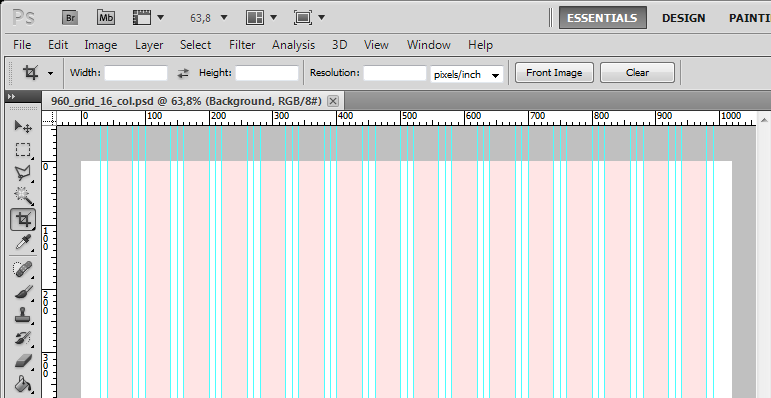 28 3.12.2 Gridi-pohjainen layout Gridi- eli ruutupohjaista suunnittelua on käytetty printtipuolella paljon ennen internetiä. Myös web-suunnittelussa se auttaa jäsentämään sisältöä.