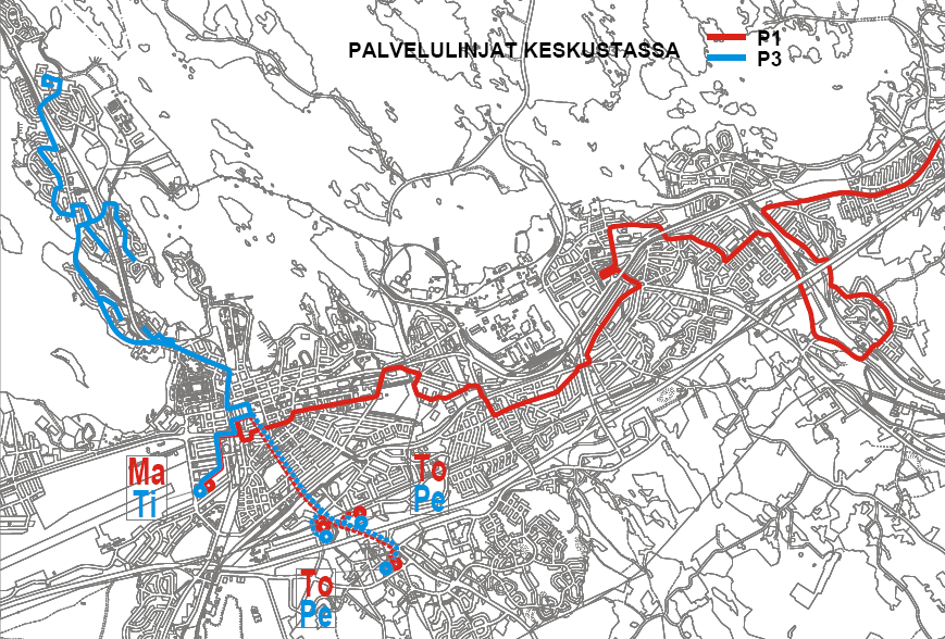 VUOSIRAPORTTI 2013 9 P3 Saarenkatu Piiluvankatu Kivistönkatu Voisalmentie Sammaltie Saratie Niittyvillantie Voisalmentie - Mäkitervakontie Kivisalmenkatu Maininkikatu Kaariniementie Kivisalmenkatu