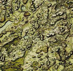 26 Kartta 4. Hämeenkylän alue 1700- ja 1800-lukujen vaihteessa. Kuninkaan kartasto Suomesta 1776-1805.