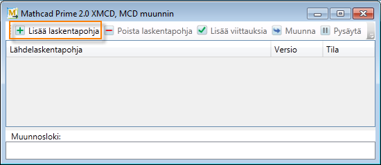 Dokumentin jakaminen Mathcadin vanhemmat versiot Aiemmilla versioilla luotuja dokumentteja on mahdollista avata uudella Mathcad Prime -versioilla, kunhan ne on ensin muunnettu sopivaan muotoon.