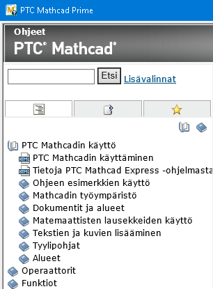 Ohjeet tarjoavat käyttäjälle paljon esimerkkejä, joista matemaattiset lausekkeet voidaan useimmiten kopioida laskentapohjaan. Näin käyttäjä voi hyödyntää ja muokata esimerkkejä.