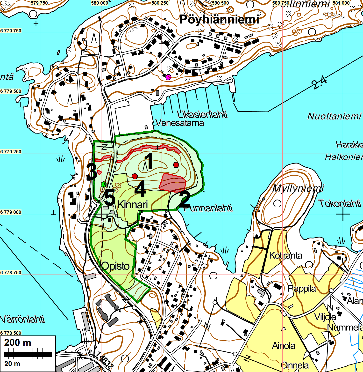 3 Yleiskartat Tutkimusalue