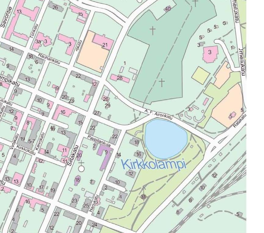 merkittävää rakennettua kulttuuriympäristöä (RKY). Hautausmaan vanhin osa, joka on perustettu 1800-luvun alussa, rajautuu paloaseman tonttiin.