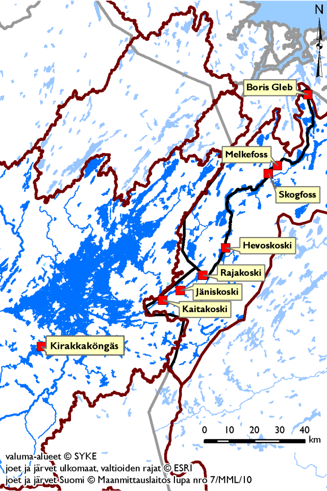 Inarijärveä säännöstellään Venäjän puolella sijaitsevalla Kaitakosken padolla. Säännöstelyn ylärajana on N 60 +119,78 m ja alarajana N 60 + 117,42 m.