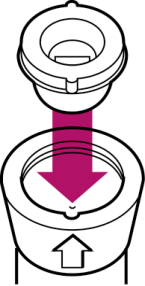 4 Asennus 5 Irrota levitystyökalu samalla, kun painat anturia kotelon pohjaan. 6 Varmista, että huulitiiviste on tasaisesti anturin yläosan ympärillä. Kuva 9 Anturin asettaminen levitystyökalulla 4.