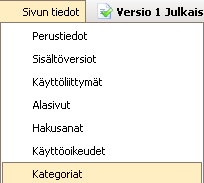 InfoWeb 116(149) Blogilista Blogilistamoduulin avulla otetaan käyttöön blogivarastossa luodut blogit.