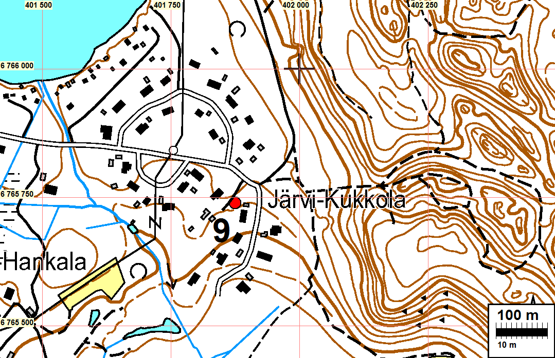66 Sijainti: Huomiot: Hämeenkosken kirkosta 2,5 km itäkoilliseen Muinaisjäännösrekisteri: Kohde sijaitsee Huljalan kylässä Järvi-Kukkolan tilalla (5:91), päärakennuksesta noin 40-50 m itään, aivan