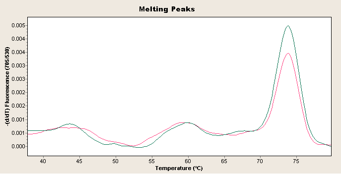 käytetyn laboratoriostandardin taulukkoon. PCR-analyysin tulos oli joko positiivinen (kuviot 2 3, s.