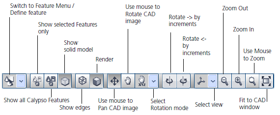 Kun CAD-malli on avattu, kolmiulotteinen malli CAD-tiedostosta näkyy