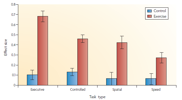 Liikunta ja kognitiivinen kyvykkyys Colcombe & Kramer 2003, Hillman & Kramer 2008 Be smart, exercise your heart: exercise effects on brain and cognition Hillman & Kramer Nature reviews, Neuroscience