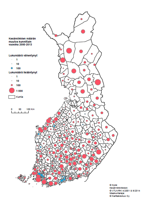 Vapaa-ajan asuntoja rakennetaan