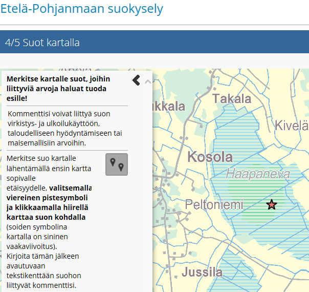 Harava-kyselytyökalu Lisäarvona karttapohjaiset kyselyt Maksullinen