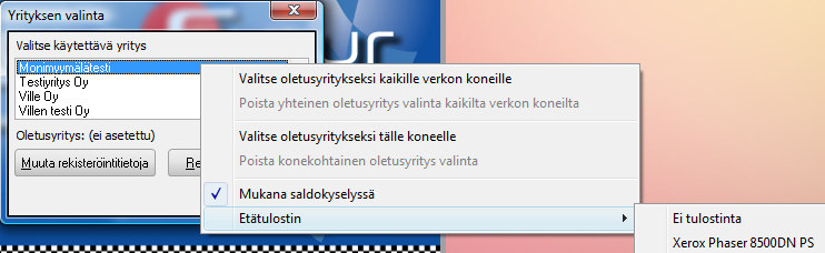 Sisäisissä siirroissa ostotilaus vastaanottavaan toimipisteen aina verollisilla hinnoilla Vaikka sisäinen lähete tehtäisiin verottomilla hinnoilla, eli on merkitty sisäinen asiakas verottomaksi,