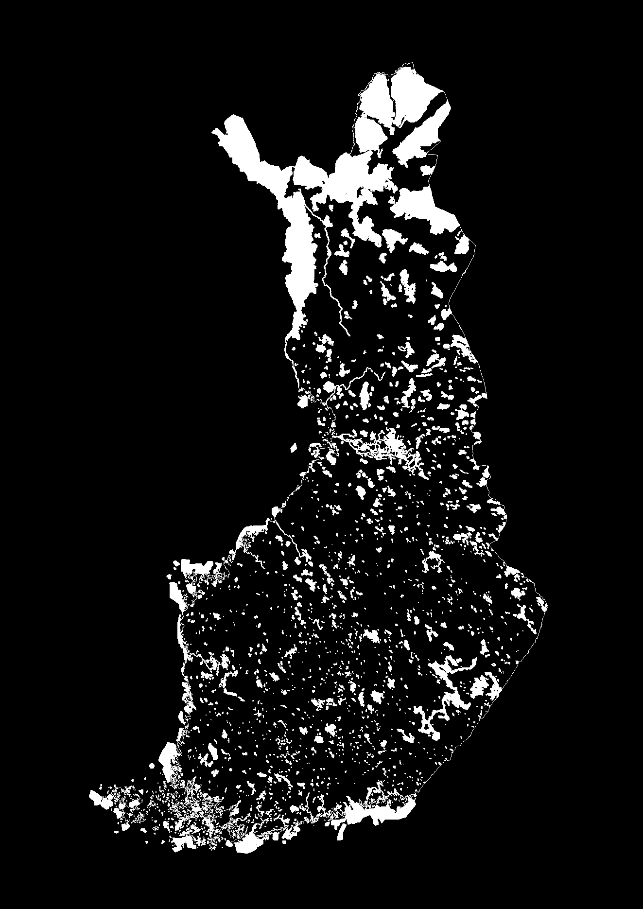 Raportoinnin alueet; LAJIT Kansallinen taso (kartat) Esiintymäkartta Edellytetään 10 km x 10 km ruutujen käyttöä Ruudut EU-koordinaatistossa Levinneisyyskartta Luonnonmaantieteellinen taso Suomessa