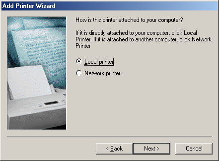 3 Kirjoitinajurin asennus Windows 2000-/NT 4.0 -käyttöjärjestelmä 1 Aseta DVD-R-levy tietokoneen DVD-R-asemaan. 2 Napsauta [Käynnistä]-painiketta, osoita "Asetukset" ja napsauta "Tulostimet".