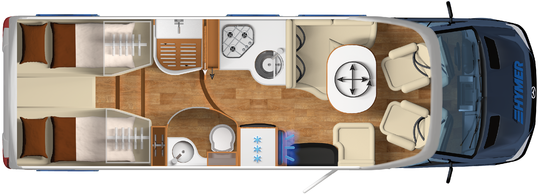 HYMER ML-T Pohjaratkaisut ja tekniset tiedot. HYMER ML-T 540 Basis price 66.100,- Mitat 636x222 Vuodepaikat 2 + 1 (SA) HYMER ML-T 560 Basis price 72.