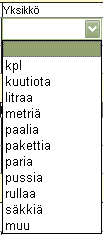 I-38 (83) Käytetyn materiaalin määrä kokonaislukuna. I.2.7.