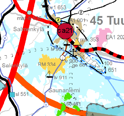 FCG SUUNNITTELU JA TEKNIIKKA OY Kaavaselostus 9 (17) Kuva 14.