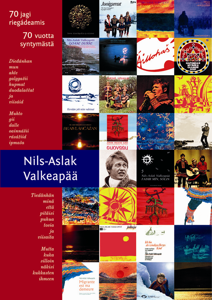 Sävelletyt runot / Komponeren divttat NORDGREN Pehr Henrik. Beaivi, áhčažan. OP 70. Settings of poems by Nils-Aslak Valkeapää for vocal soloist, mixed choir and orchestra. NORDGREN Pehr Henrik. Lávllaráidu Nils-Aslak Valkeapää divttai e.