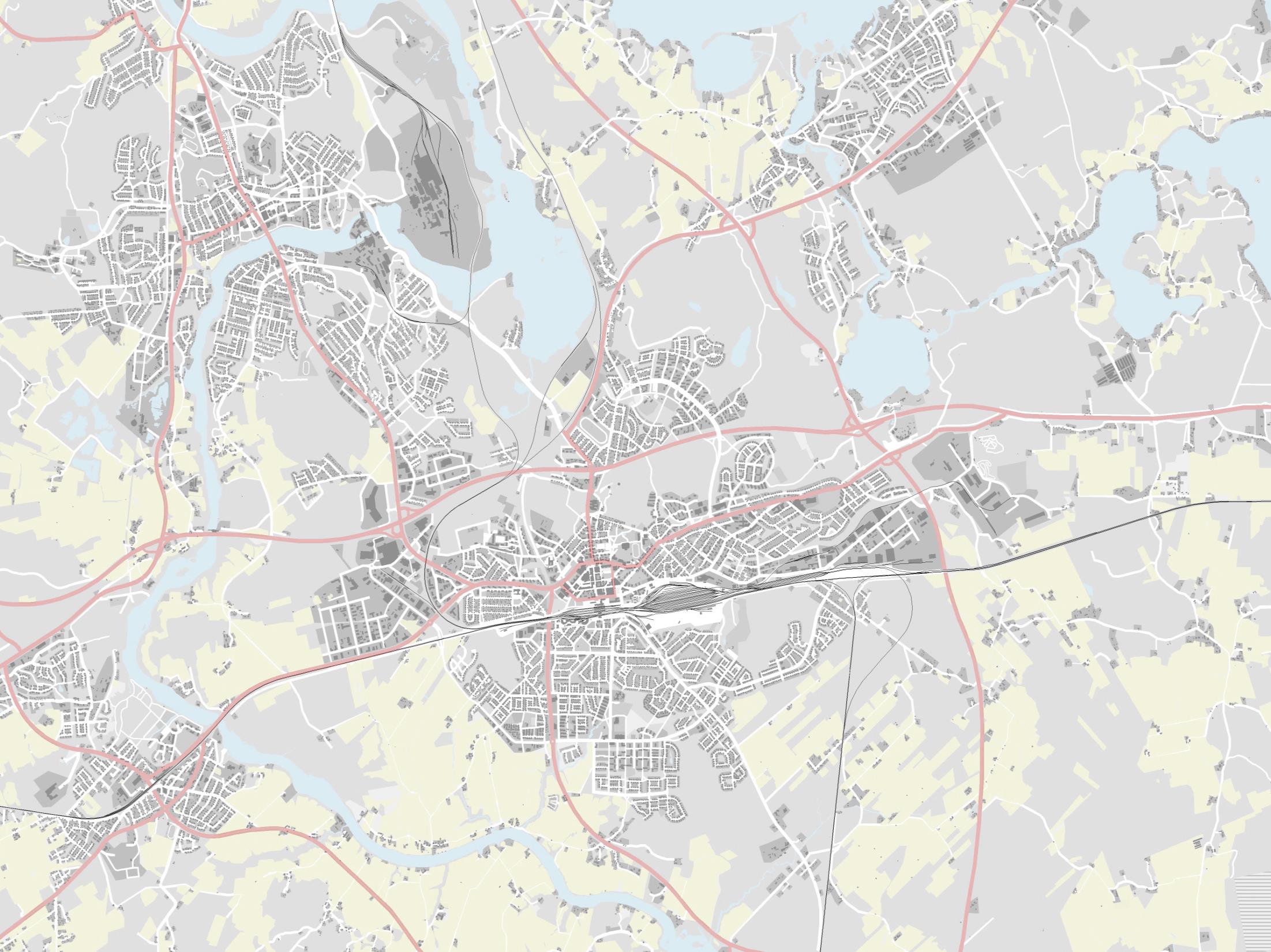 to Lake Päijänne Jyväskylä 191 km Mikkeli 118km Kuopio 282km KOUVOLA RAIL-ROAD TERMINAL MASTERPLAN 1