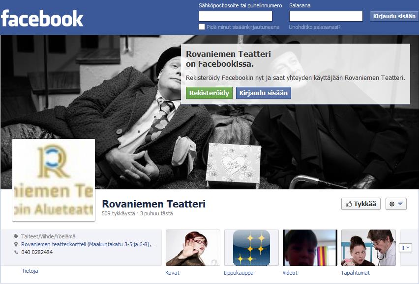 1 Asiakas lukee sähköpostikirjeen, saa viestin Facebookissa, käy
