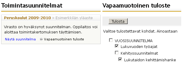 3.13 Vuosisuunnittelu Tässä osiossa koulu julkaisee lukuvuosisuunnitelmansa. Suunnitelmista käy ilmi mm. lukuvuoden työ- ja loma-ajat, tuntikehys sekä suunniteltu toiminta.