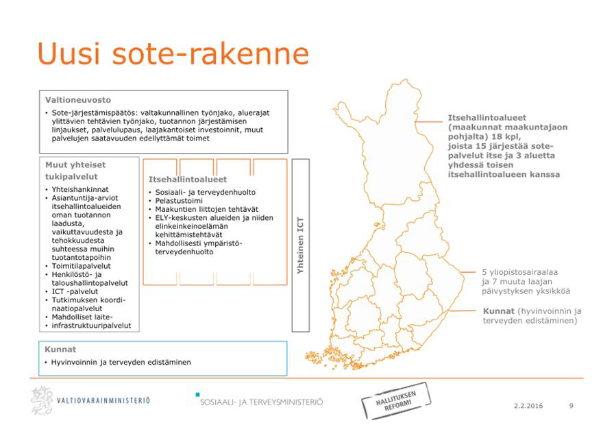 9 Valtakunnallinen valmistelu, kevät 20