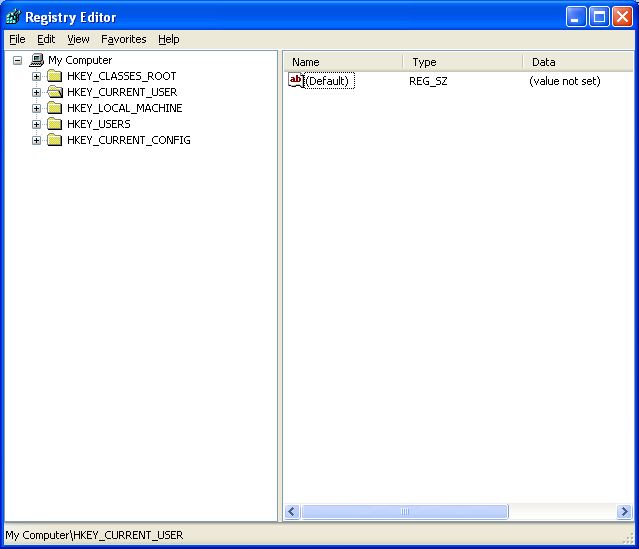 RegEdit32.
