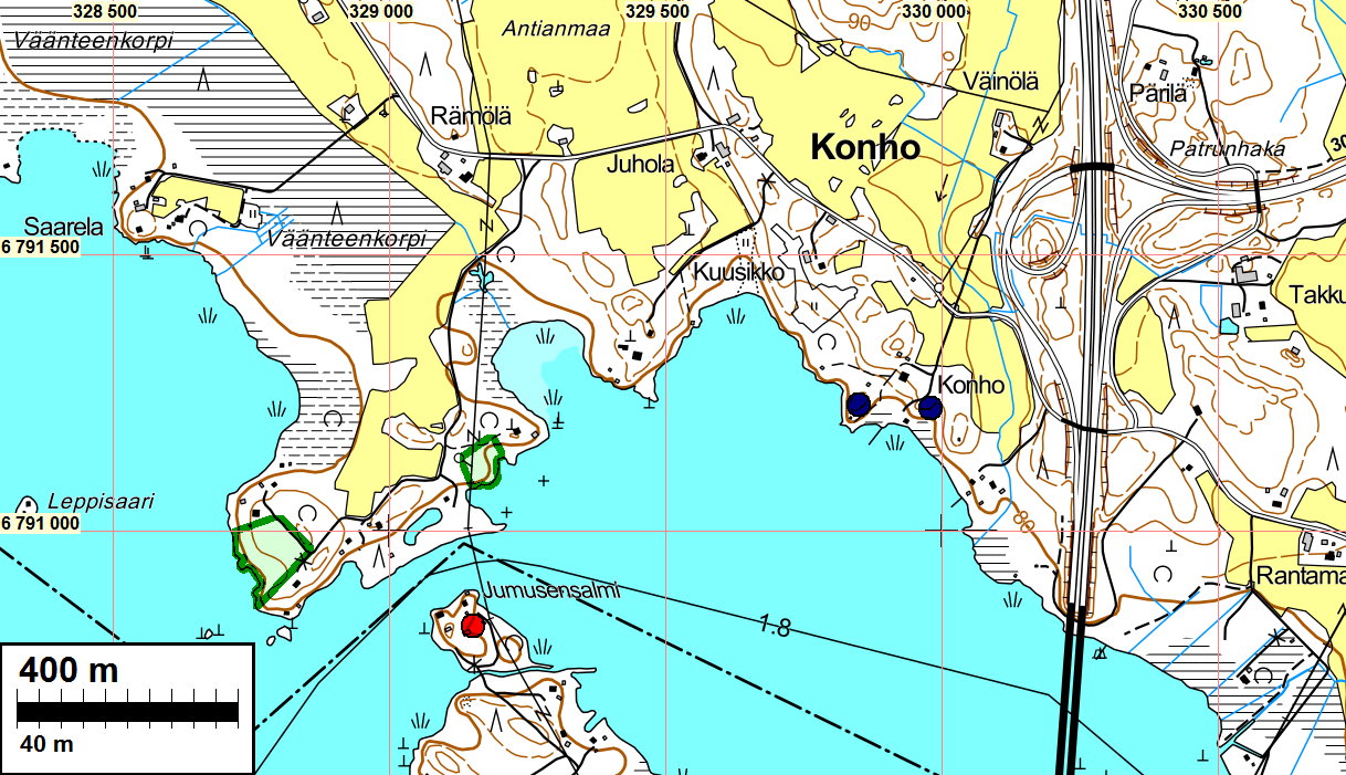 2 Sisältö Kansikuva: Perustiedot... 2 Inventointi... 3 Kartat... 6 Kaakkoisen tontin maastoa sähkölinjan itäpuolella Perustiedot Alue: Valkeakoski, Konho.