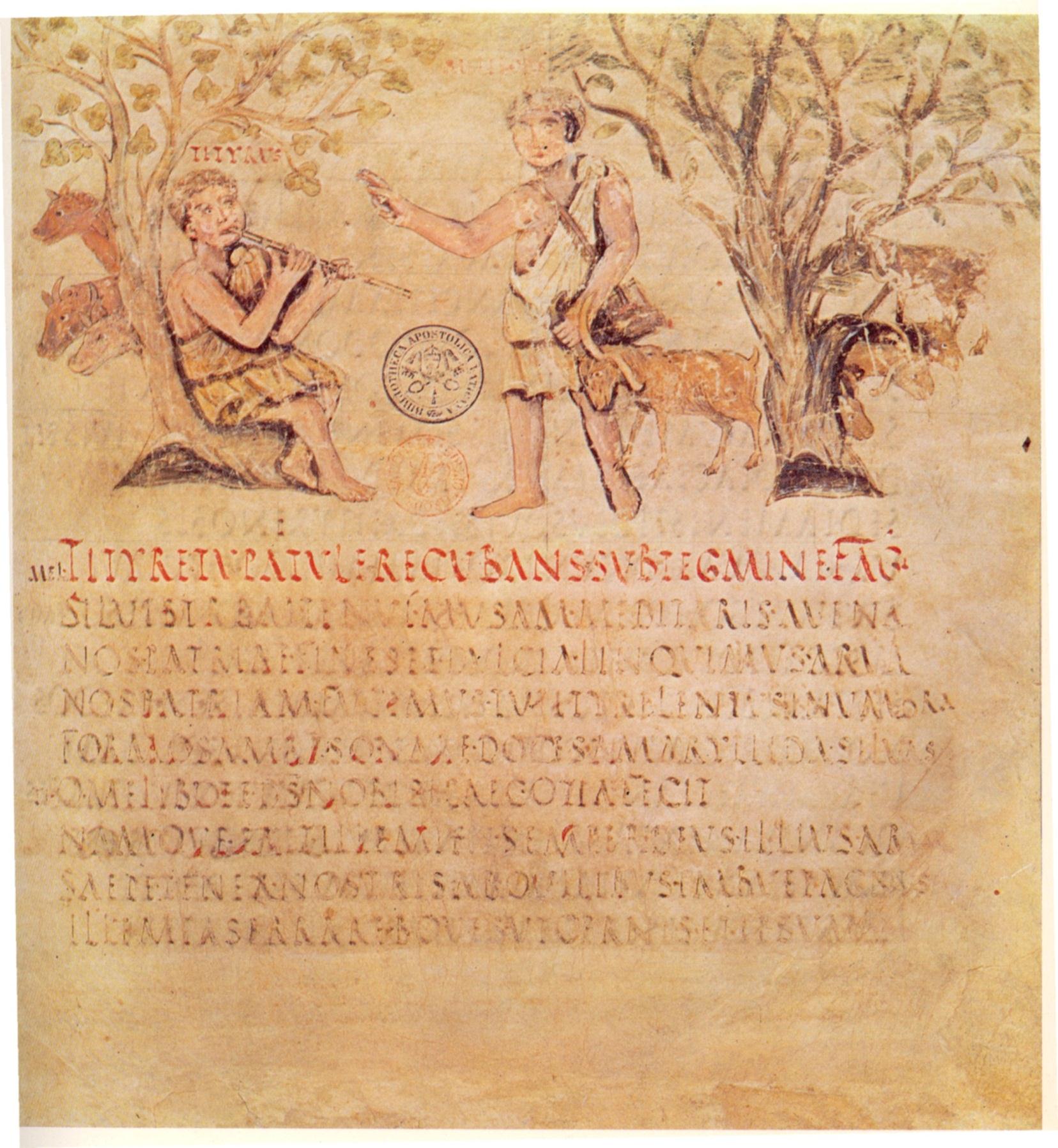 CAPITALIS RVSTICA Vergilius Romanus,