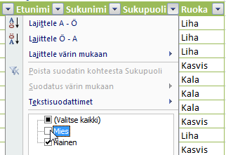 Taulukkolaskenta Microsoft Excel 20