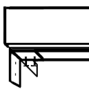 P1 31 mm Nurkkatolpat P1 C 3,x30 1 ) NURKKATOLPPIEN PYSTYTYS Rungon rakentaminen aloitetaan pystyttämällä nurkkatolppaa kuva C. Tolpassa on kahdella sivulla ura seinälaudoille.